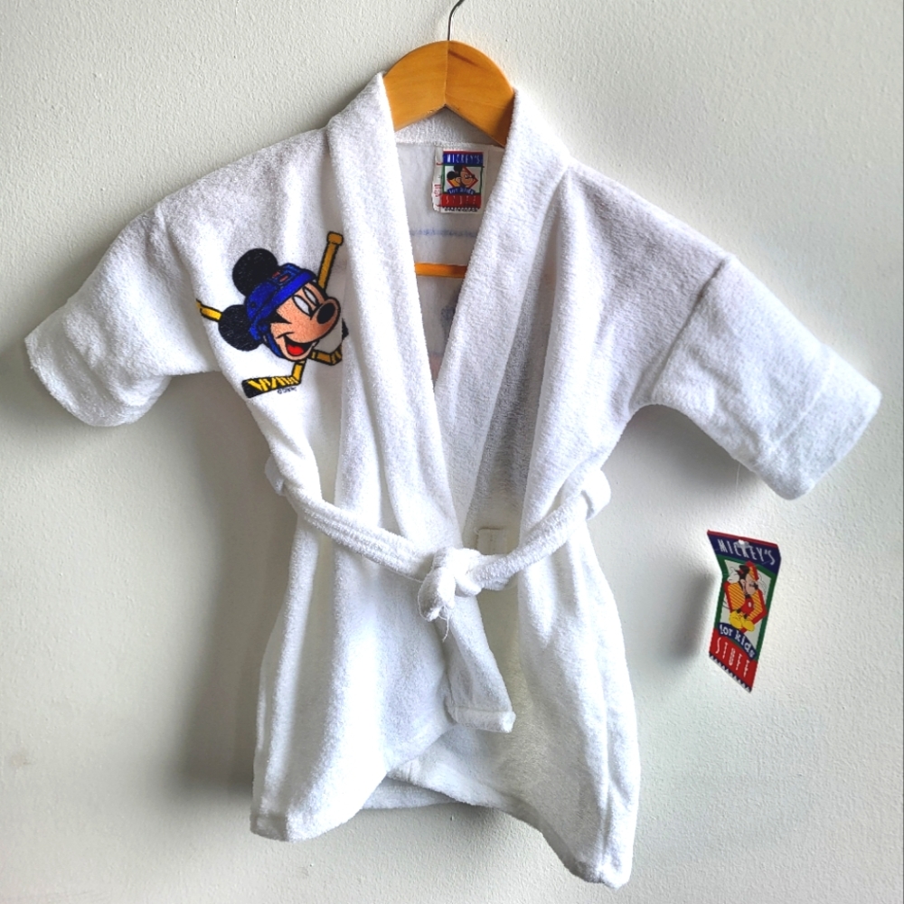 Mickey Mouse Robe/Hockey - NEW-